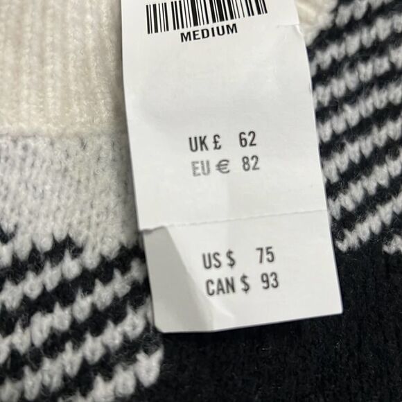 NWT ABERCROMBIE &‎ FITCH CHECKERED SWEATER SIZE M - Picture 7 of 7